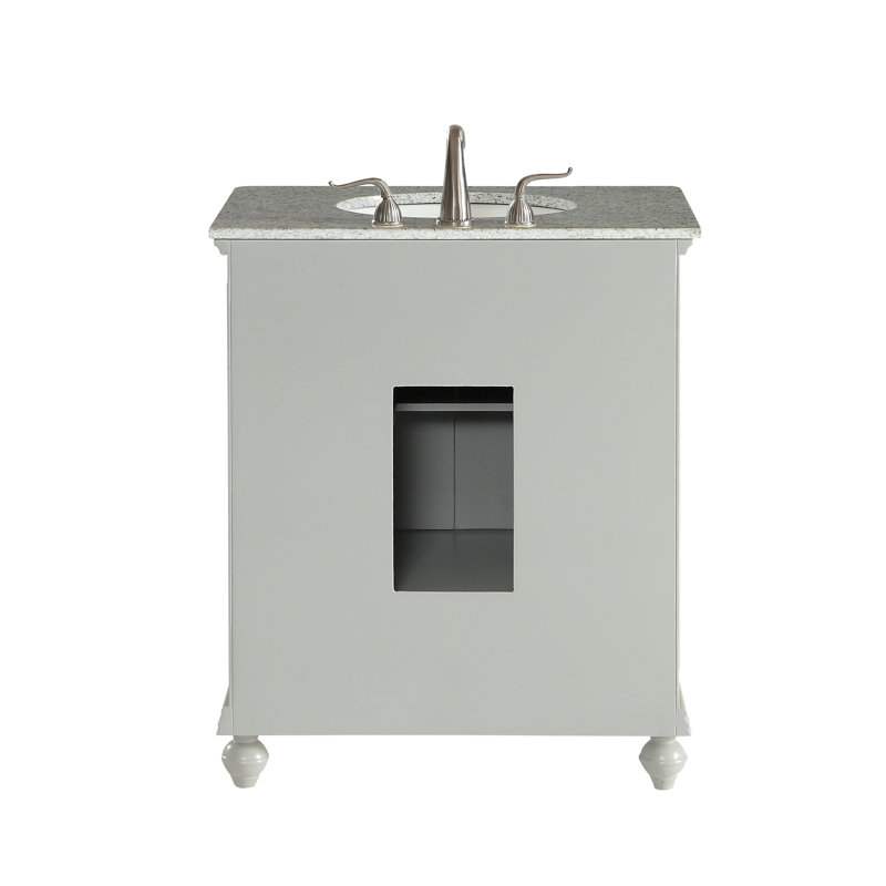Three Posts™ Launceston 30'' Free Standing Single Bathroom Vanity with